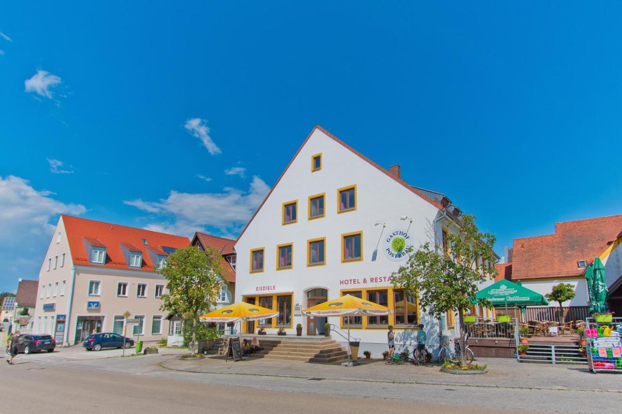 Gasthof Postbräu Siegenburg Exterior foto