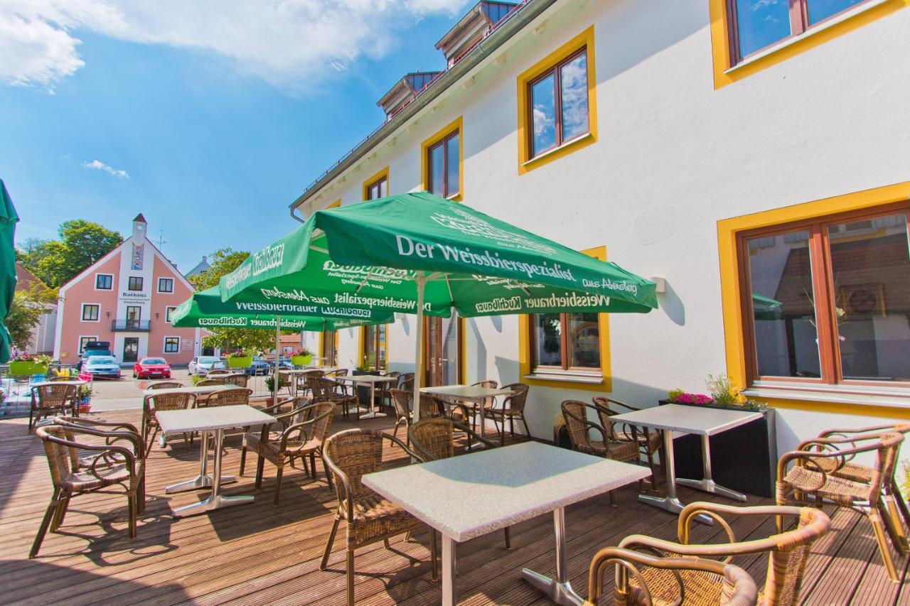 Gasthof Postbräu Siegenburg Exterior foto